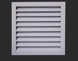 Griglia di ventilazione a persiana in alluminio, pannello a persiana resistente alle intemperie con deflettore antipioggia <span class=keywords><strong>per</strong></span> ventilazione esterna e zone costiere - Product Image 5