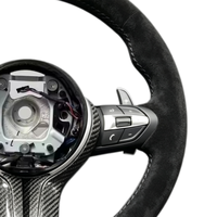 Volant sport M en cuir suédé intégral avec garniture carbone pour BMW F10 F20 F30 M2 F87 M3 F80 M4 F82 M5 F90 X5m E70 E60 E90 E92