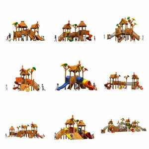 Jouets équipement commercial toboggan en plastique jeu d'<span class=keywords><strong>aventure</strong></span> espaces résidentiels extérieurs équipement balançoires toboggans aire de jeux extérieure - Product Image 6