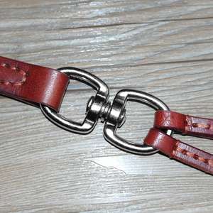 Guinzaglio doppio cane per due cani di piccola taglia in pelle con angolo di coppia doppio guinzaglio test per camminare e addestrare <span class=keywords><strong>2</strong></span> cani - Product Image 5