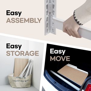 Reversible 5-Tier Adjustable Storage Shelving Unit Heavy Duty Organizing Shelf Metal <strong>Utility</strong> Rack Shelves for Kitchen, <strong>Closet</strong> - Product Image 6