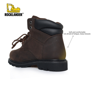 Rocklander chất lượng hàng đầu an toàn làm việc khởi động botas de trabajo Para Hombre xây dựng kéo lên người đàn ông da làm việc khởi động - Product Image 2