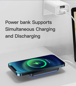 Mini 5000mAh magnétique sans fil batterie externe 15W USB C PD charge rapide Portable LED LI-polymère chargeur Mobile haute capacité - Product Image 3