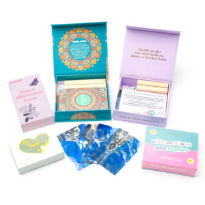 Impression personnalisée Inspirational Friendship Positive Mental Health Affirmation Cards Deck avec support pour enfants - Product Image 1