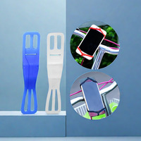 Support de téléphone et tablette en silicone pour vélo, étanche, compatible bureau et lit, hauteur réglable, taille personnalisable, fixation sur guidon