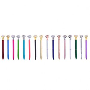 Customized Logo Gift Large Diamond Metal Ballpoint Pen Student Corporate Gift Pen Crystal Diamond Pen - Product Image 3