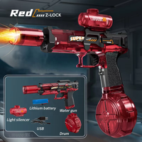 Nouveau modèle 2025 Pistolet à eau électrique Firelight Ice Mouse, grande capacité, haute vitesse de réaction, rechargeable, jouet pour enfants