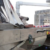 Automatique boîte forme flow-pack grand pain boulangerie flowpack emballage équipement bagels machine d'emballage