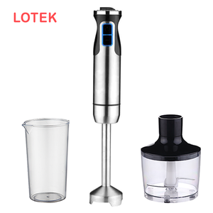 NEUER <span class=keywords><strong>LOTEK</strong></span> 1,5L Stabmixer mit Variabler Geschwindigkeit, Druckknopf, LED-Licht und Zerkleinerer - Product Image 3
