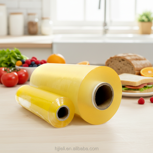 Film alimentaire en <span class=keywords><strong>PVC</strong></span> de qualité FDA, haute transparence, <span class=keywords><strong>lisse</strong></span>, pour usage domestique, film alimentaire en <span class=keywords><strong>PVC</strong></span> de qualité alimentaire, rouleau jumbo - Product Image 3