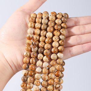 Daimily GEMS Cuentas Beige Naturales, Cuentas Sueltas Facetadas Naturales, Cuentas de Piedras Preciosas Semiterminadas, Accesorios de Joyería Hechos a Mano - Product Image 4