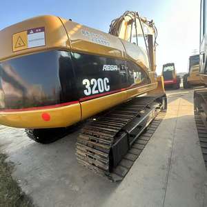 Pelleteuse hydraulique sur chenilles Caterpillar Cat 320c 320d de construction d'occasion - Product Image 1