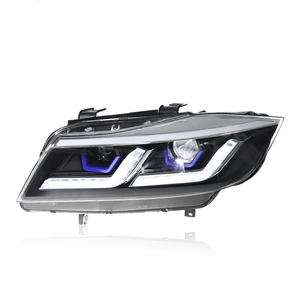 ชุดไฟหน้า LED WLJ สำหรับ BMW ซีรีส์ 3 <span class=keywords><strong>E90</strong></span> ปี 2005-2012 แบบดัดแปลง LED DRL ไฟเลี้ยวแบบ Sequential พร้อมเลนส์โปรเจคเตอร์ - Product Image 6