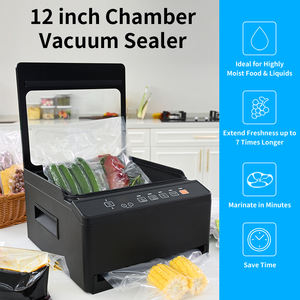 <span class=keywords><strong>Machine</strong></span> de mise <span class=keywords><strong>sous</strong></span> <span class=keywords><strong>vide</strong></span> automatique à double étanchéité en acier inoxydable, grande capacité, pour usage domestique - Product Image 5