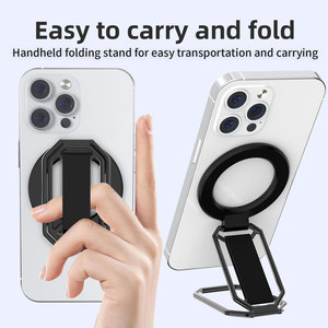 Nouvelle arrivée support de bague de doigt de <span class=keywords><strong>téléphone</strong></span> portable en métal vente en gros support de bureau à sangle magnétique flexible pratique pour une utilisation de bureau - Product Image 4