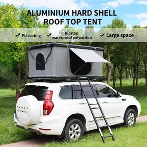 Carpa de techo impermeable para coche, de aluminio rígido, para acampar al aire libre, carpa de techo para auto, carpa de techo para acampar. - Product Image 2