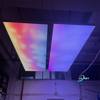 Système de lumière diffuse LED à membrane non autocollante, illusion de faux plafond, plafond tendu en PVC