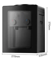 Distributeur d'eau de comptoir en verre, mini-refroidisseur/distributeur d'eau électrique chaud et froid personnel, vente en gros