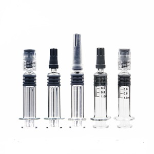 Vidrio Vacío Precargado 1mL 2ml 3ml 5ml 10ml Concentrados de animales veterinarios reutilizables Aceite de jeringas médicas con punta de bloqueo Luer de metal - Product Image 4