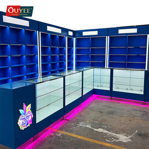 Cao cấp tùy chỉnh khói cửa hàng khói cửa hàng pha chế hiển thị kính hiển thị cho truy cập khói cửa hàng - Product Image 2