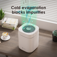 KeGao Humidificateur d'air de grande capacité 4L Humidificateur sans brouillard à évaporation pure et froide Ménage Bureau Chambre à coucher