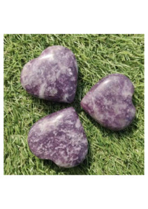 Hermoso Corazón de Lapidolita - Energía y Amor sin Fin, Regalos, Artesanía de Cristal al por Mayor - Product Image 5