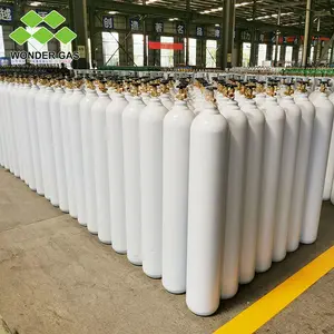 ISO9809-1 Standaard 50l 300bar 229Mm Industrie Gascilinder Tped Certificering Zuurstof Stikstof Argon Helium Co2 Fles