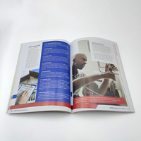 Services d'impression de livres à reliure parfaite personnalisés avec papier couché, y compris l'impression d'albums d'entreprise et de magazines