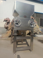 Moulin à malt en acier inoxydable avec rouleau réglable pour le broyage de l'orge, du blé, du malt, la brasserie et le traitement des céréales