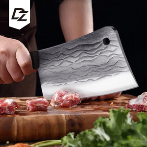 guangdong Hand Forged Chinese <b>Bone</b> Chopping Cleaver <b>Knife</b> 4Cr14MoV Steel Heavy Duty Butcher <b>Knife</b> Ribs & Frozen Meat OEM 7.48In - Product Image 4
