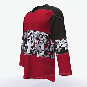 100% polyester custom fabric sublimation printing ice hockey jersey - Product Image 3