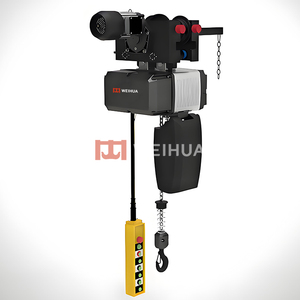 Gudang menggunakan ketinggian angkat 9m 220V kontrol kecepatan ganda 1t 2t 3.5t 5t Harga kerekan rantai listrik - Product Image 4