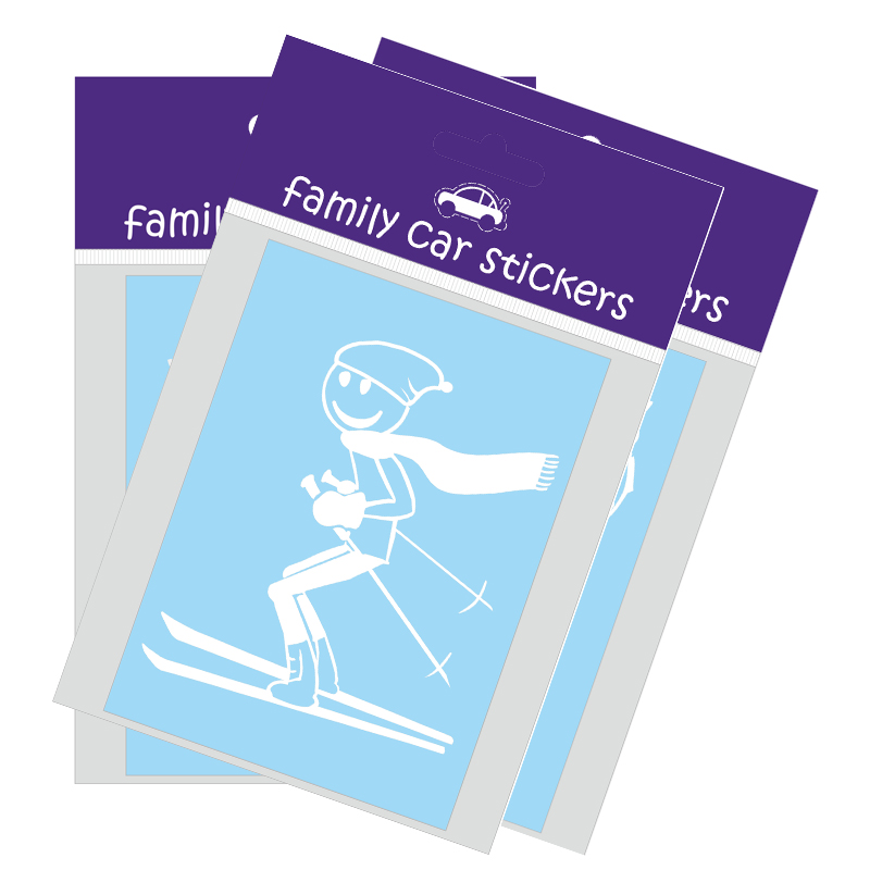 OEM family series die-cut decals for car window stickers