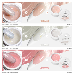 Gel UV Deroi Builder avec logo personnalisé, flacons transparents, paillettes, TPO, sans HEMA, gel dur pour extension d'<span class=keywords><strong>ongles</strong></span> - Product Image 4
