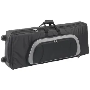 Custom large keyboard bags rolling bag 61-key slim keyboard case w/wheels wheeled keyboard bag keys