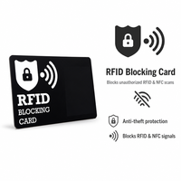 Best-Selling PVC Anti-Theft NFC RFID Blocking Payment Card Custom Graphics Available Prevents Unauthorized Skimming Bank Card ID