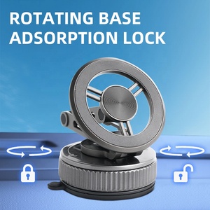 Duradero 360 °   Soporte Magnético Giratorio para Teléfono con Ventosa Nano, Plegable y Extensible, Universal para Coche, Salpicadero y Escritorio - Product Image 4