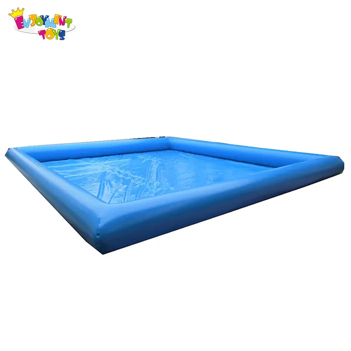 Piscina inflable usada para adultos, de plástico rosa