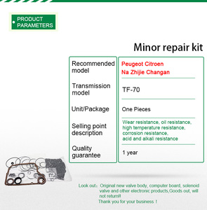 Nouveau kit de réparation de transmission <span class=keywords><strong>automatique</strong></span> TF-70 pour <span class=keywords><strong>Peugeot</strong></span> Citroën, kit de révision de <span class=keywords><strong>boîte</strong></span> de vitesses - Product Image 4