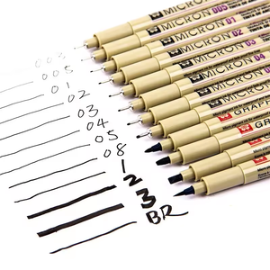 Sakura Pigma Micron 16pc All Black Cube Collection | Jerry's Artarama