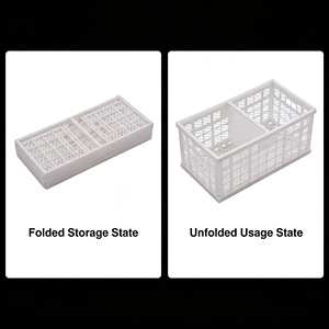 Caja Plegable para <span class=keywords><strong>Huevos</strong></span> Compatible con Bandejas de 300 <span class=keywords><strong>Huevos</strong></span> para Granjas Avícolas, Recolección de <span class=keywords><strong>Huevos</strong></span> a Granel, Cajas de Plástico para Transporte - Product Image 2