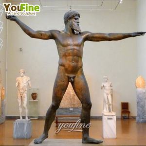 Escultura de Bronce Desnuda de Tamaño Real de los <span class=keywords><strong>Dioses</strong></span> Romanos de Marte - Product Image 5