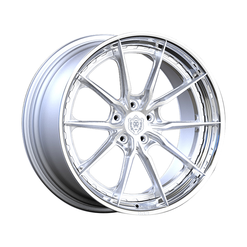 Custom Bright Silver Polished Wheel Hub