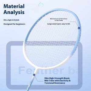 Raquette de <span class=keywords><strong>Badminton</strong></span> professionnelle véritable magasin phare en Fiber de carbone hommes femmes amateur Junior Ultra-léger PU Grip tissé <span class=keywords><strong>Double</strong></span> - Product Image 4