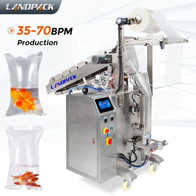 High Speed Full Fully Automatic Vertical Mini Fish Bag Packaging Packing Machine