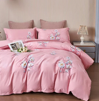 Ensemble de literie en coton sergé 100% coton Comfort Home, ensemble de linge de lit en coton haute densité