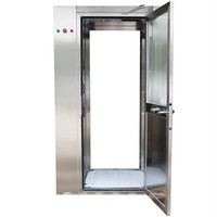 YAGUAN Douche d'air en acier inoxydable filtrée par filtre HEPA 0,3 µm 99,95 % avec contrôle par mot de passe, nouvelle pour entrée en salle blanche, 2 personnes, 15-20 air