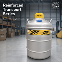 Réservoir d'azote liquide YDS-30 30 L, conteneur cryogénique LN2 avec sangles