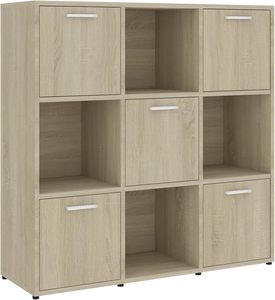 <span class=keywords><strong>Étagère</strong></span> de rangement industrielle sur pied avec portes pour salon et bureau à domicile - <span class=keywords><strong>Bibliothèque</strong></span> ouverte écologique - Product Image 2