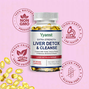 OEM/ODM Sans additifs ni composants non essentiels Soutient la fonction hépatique saine Approvisionnement direct usine Gélule amincissante et détoxifiante - Product Image 5